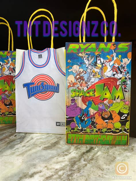 space jam gift bags